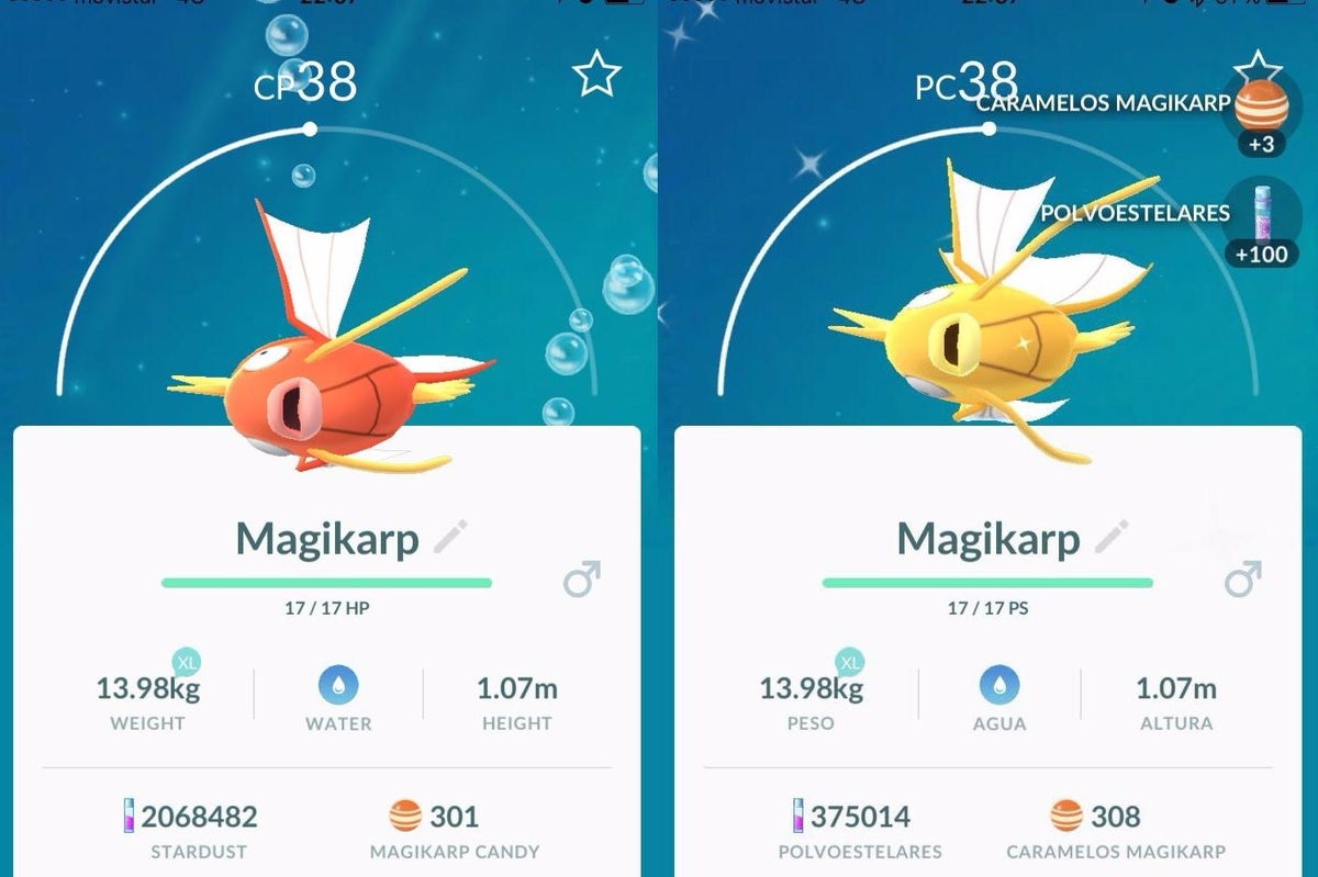 Pokémon Go Shinies- 반짝이는 Magikarp, Red Gyarados, 그리고 다른 반짝이는 Pokémon에 대해 우리가 아는 방법