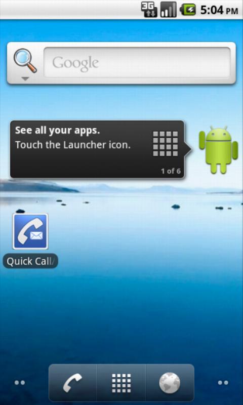 Quick Call/SMS