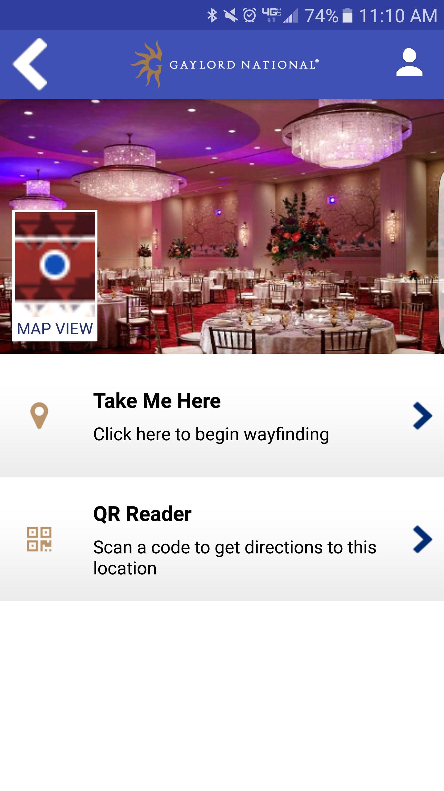 Navigate Gaylord Hotels App