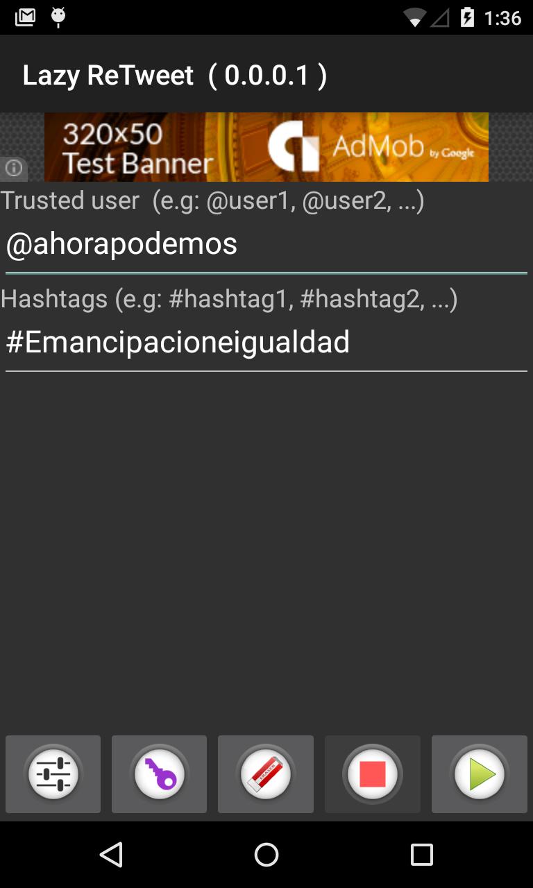 Touch ReTweet (BETA)