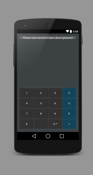 Gesture Calculator for Wear