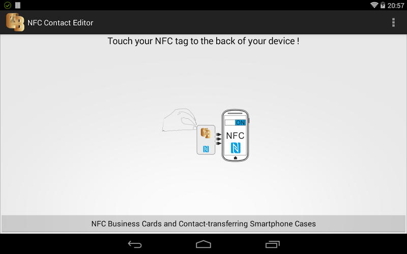 NFC vCard Editor