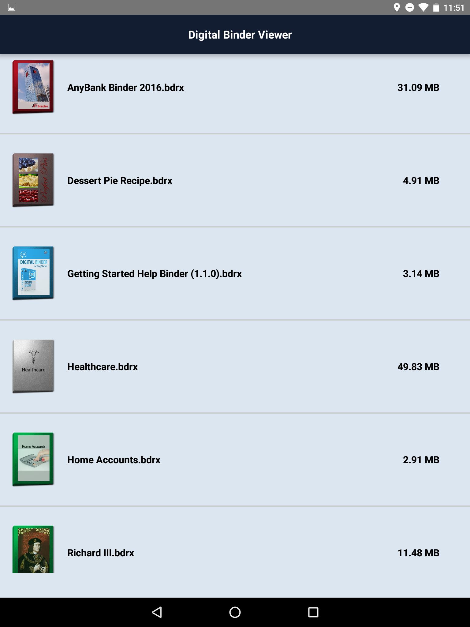 Digital Binder Viewer