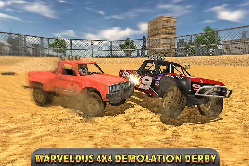 Extreme Demolition Derby Crash