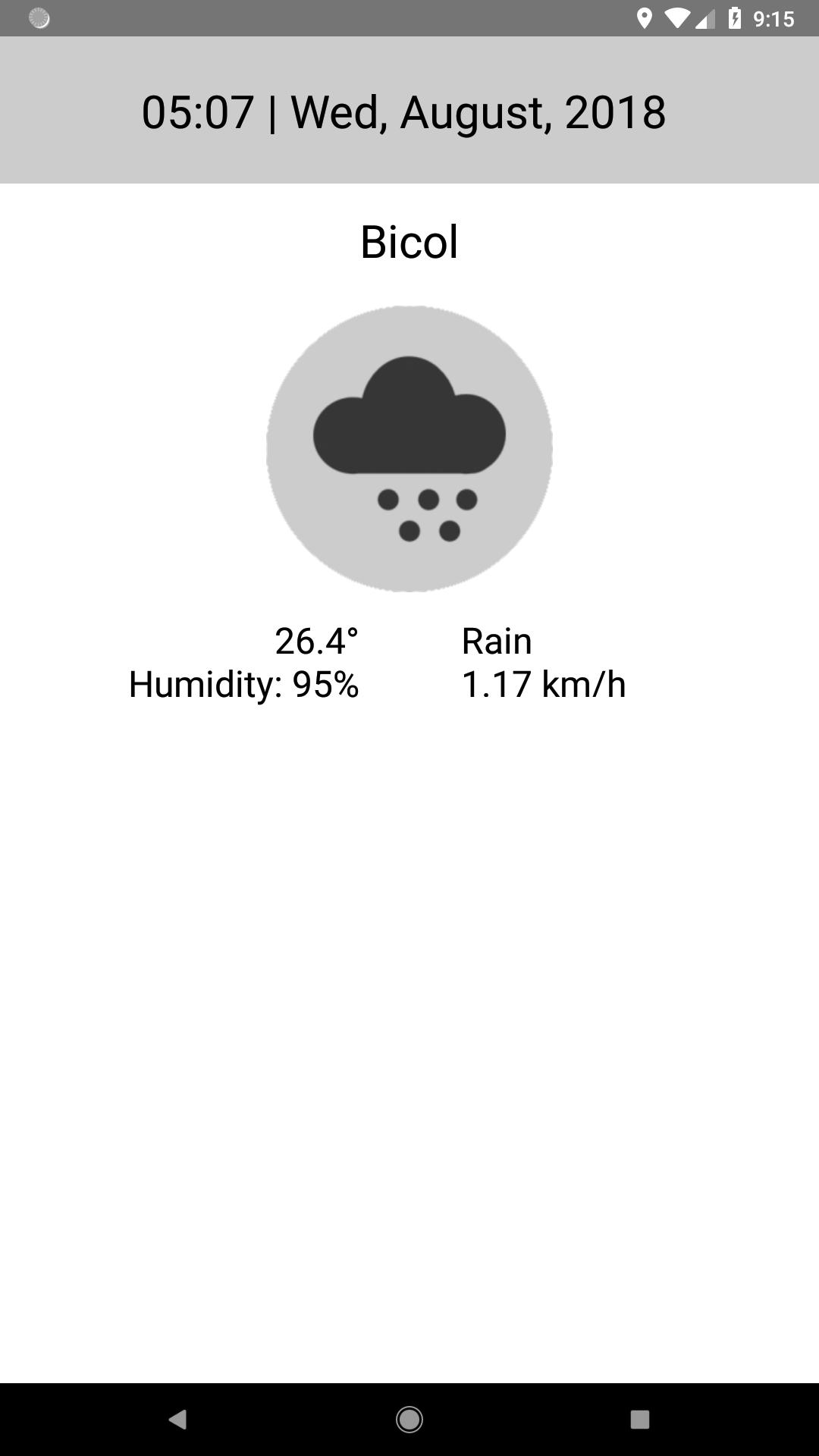 Weather - Minimalist