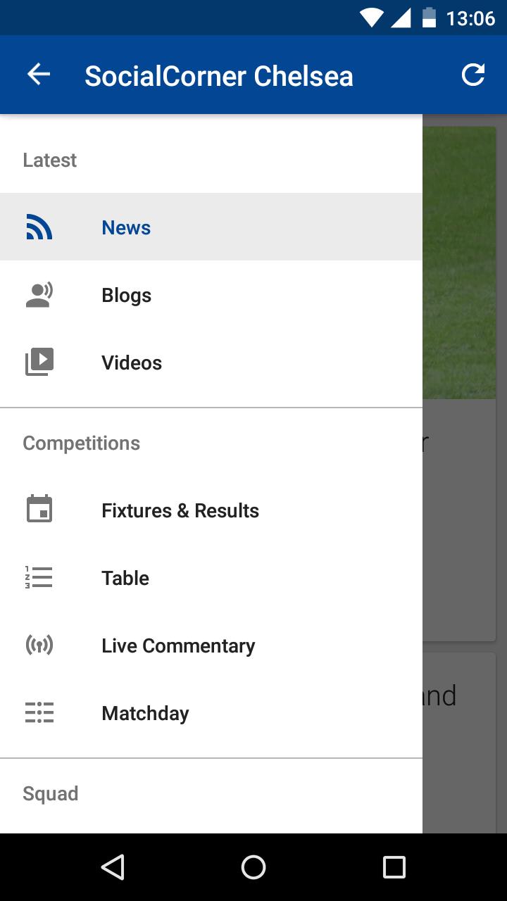 SocialCorner for Chelsea