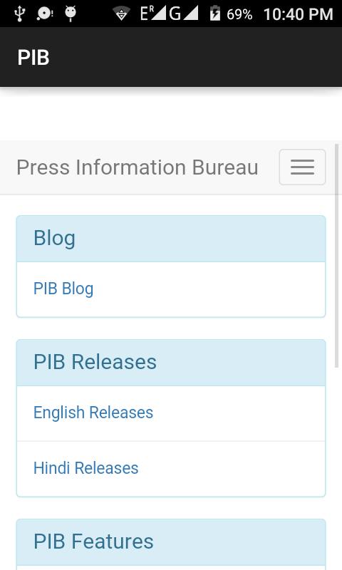 PIB - Press information bureau
