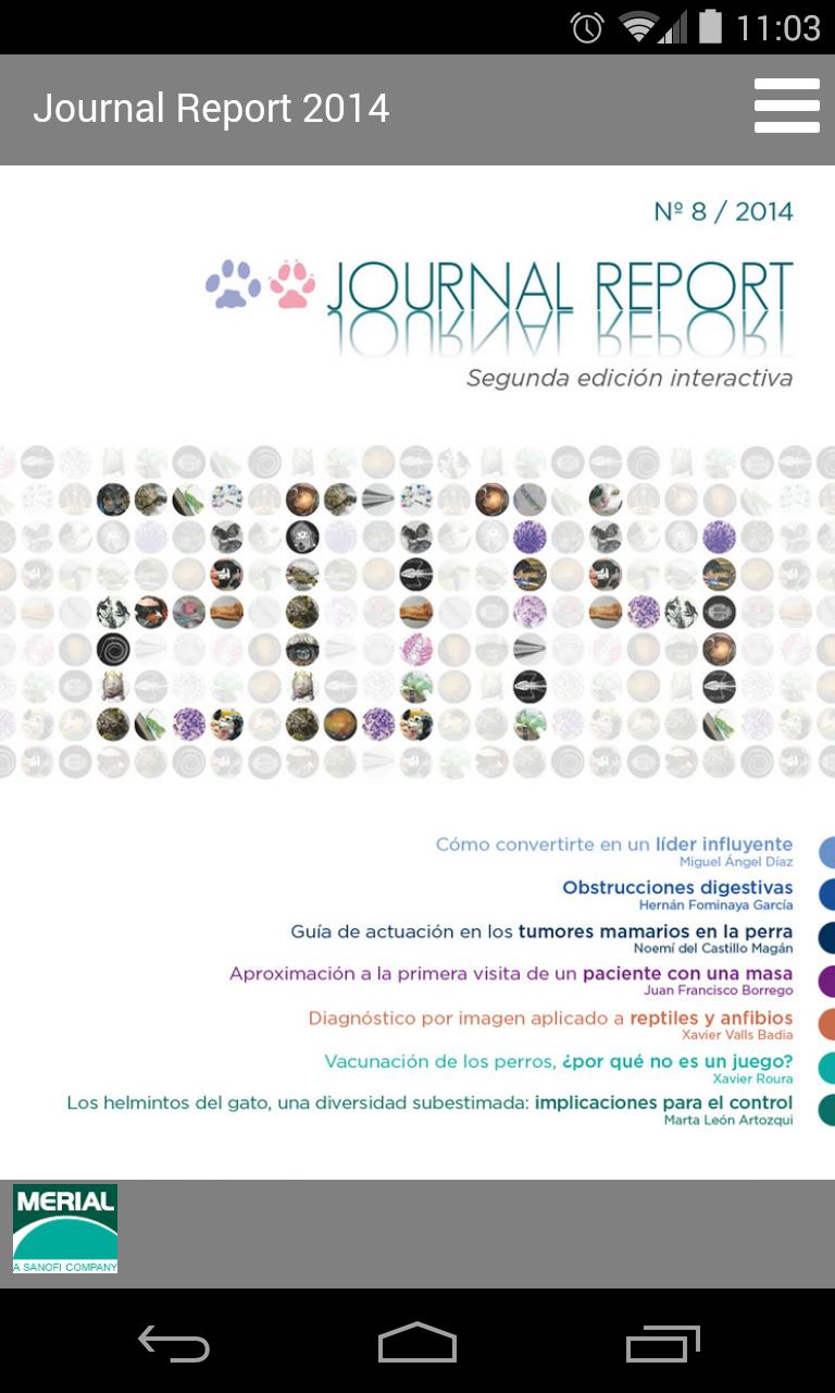 Merial Journal Report 2014