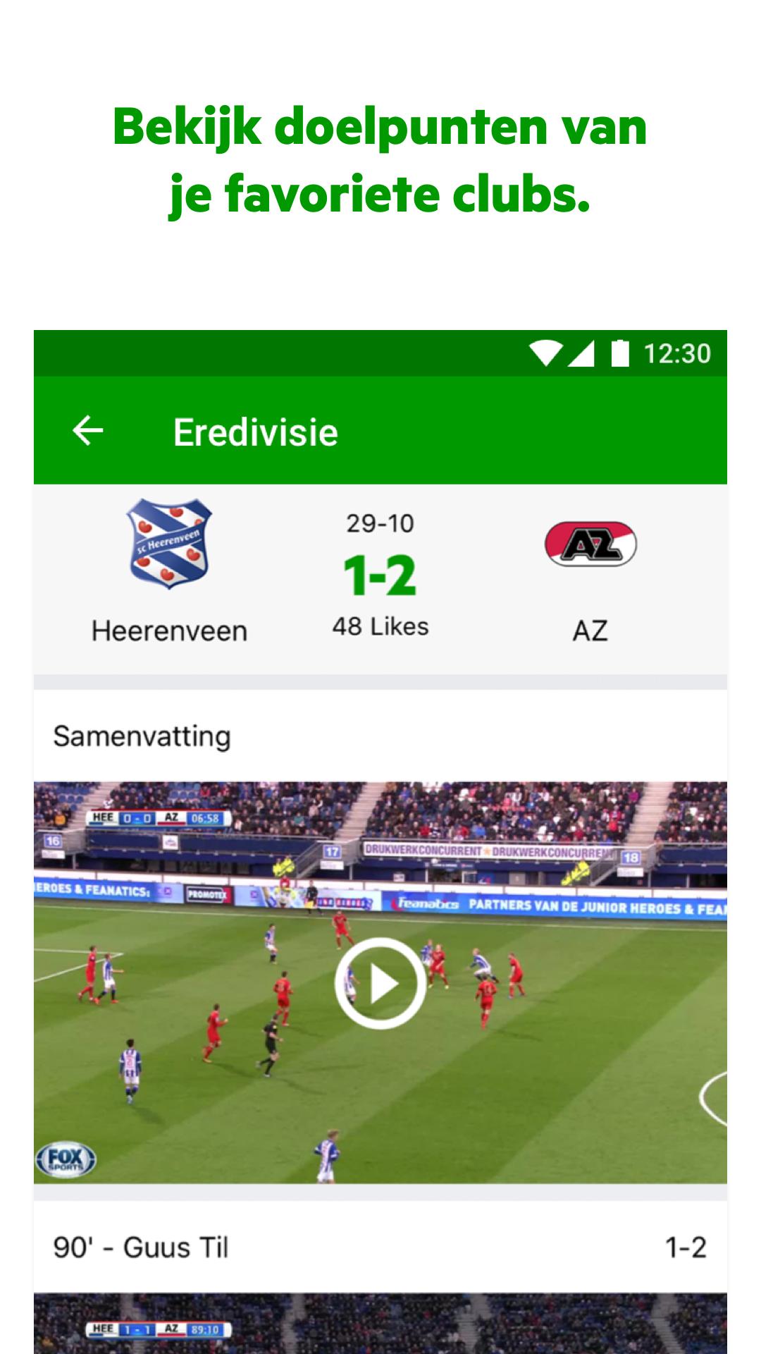 KPN Goal Alert: volg de goals