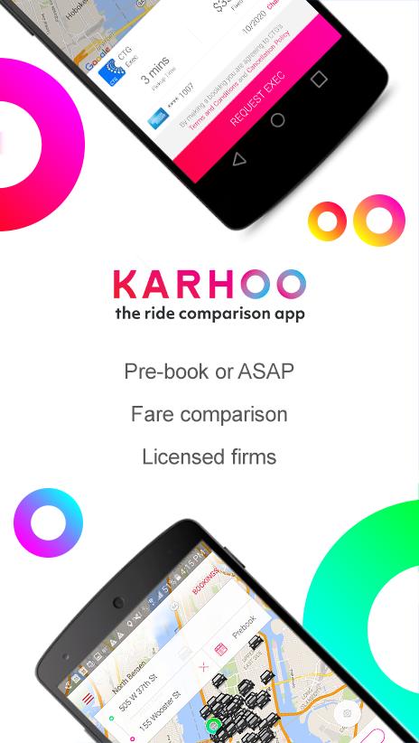 Karhoo car/taxi price compare