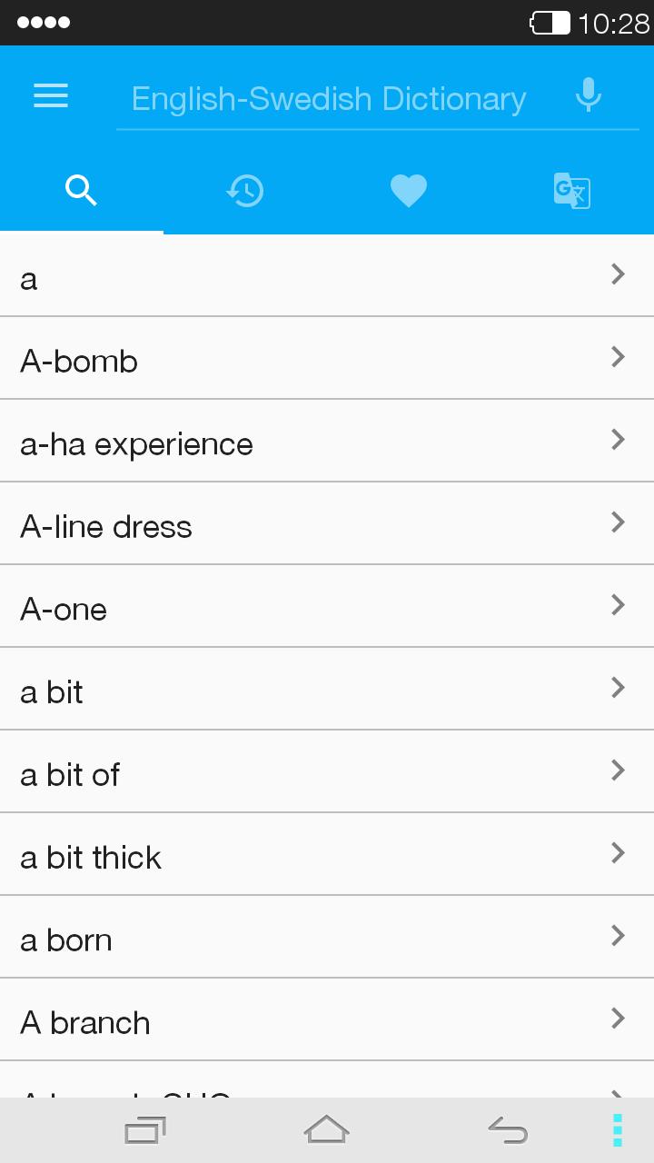 English<->Swedish Dictionary