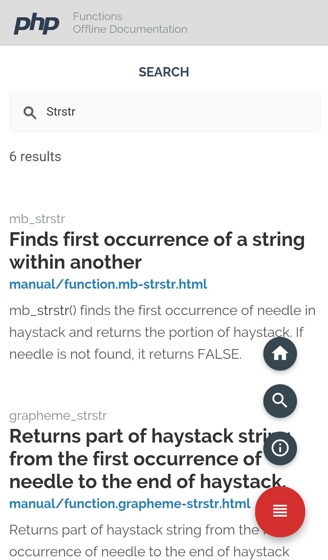 PHP Function Reference Offline