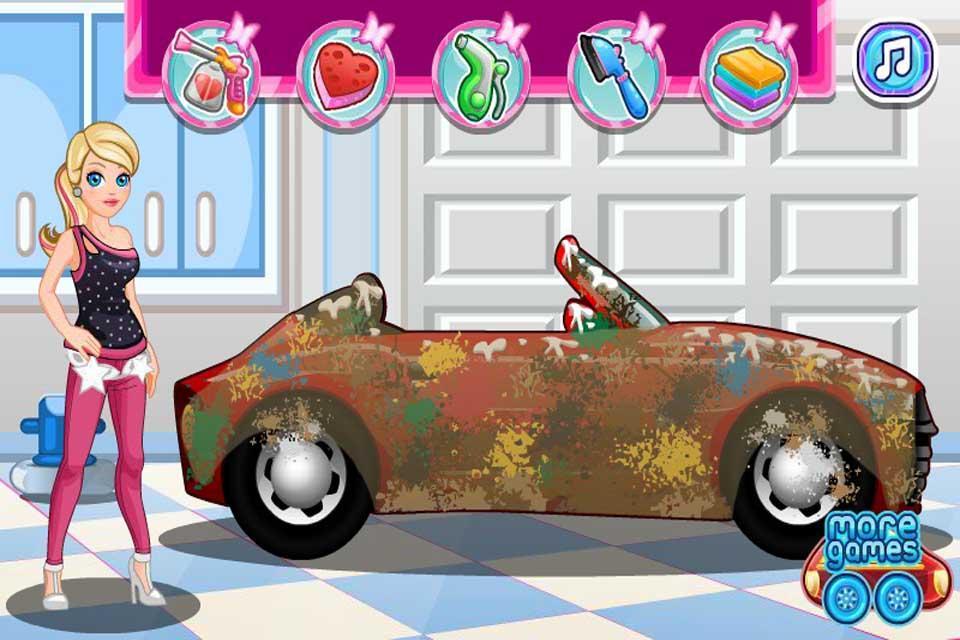 Girl Car Wash  Design