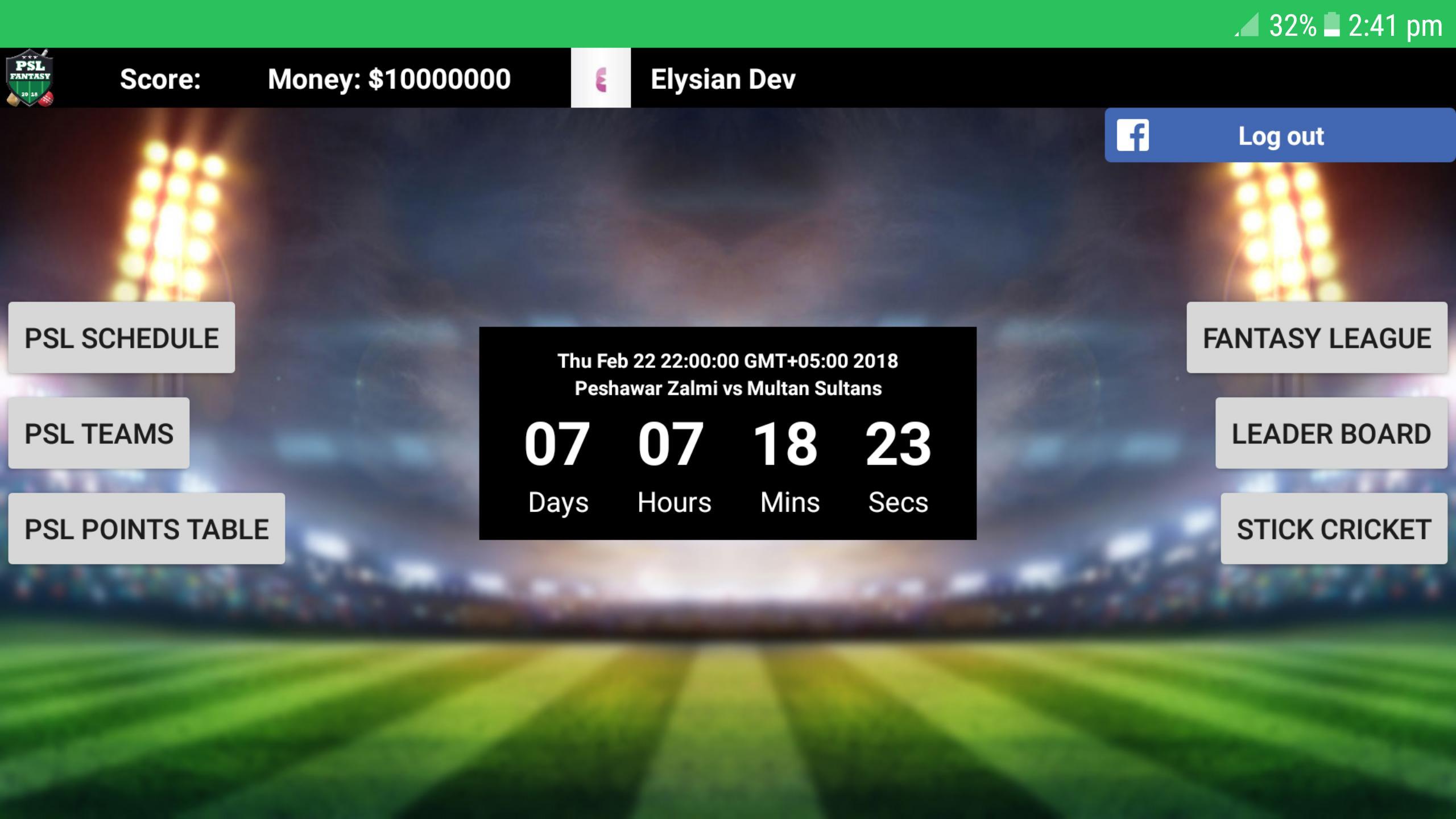 Fantasy League for PSL 2019