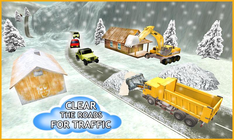 Snow Plow Truck Driver Sim 3D